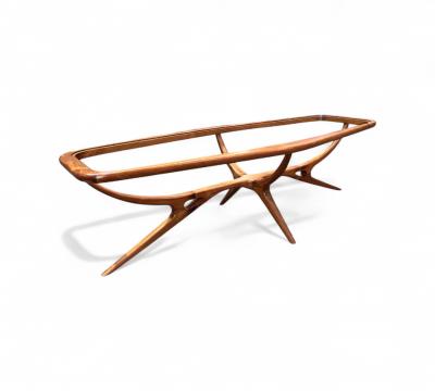 Giuseppe Scapinelli Coffee Table in Caviuna wood Glass Giuseppe Scapinelli 1950s Lot 770