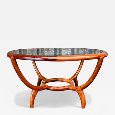 Giuseppe Scapinelli Coffee Table in Rosewood Glass Giuseppe Scapinelli 1950s Lot 853