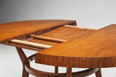 Giuseppe Scapinelli Giuseppe Scapinelli Extendable Dining Table for Angelini Delneri Brazil 1950s