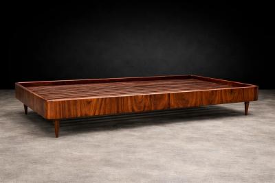 Giuseppe Scapinelli Giuseppe Scapinelli Floating Daybed in Solid Cavi na Wood with Off White Alpaca