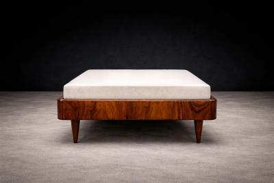 Giuseppe Scapinelli Giuseppe Scapinelli Floating Daybed in Solid Cavi na Wood with Off White Alpaca