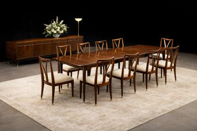 Giuseppe Scapinelli Giuseppe Scapinelli Rosewood Credenza with Brass Sabots Brazil 1950s