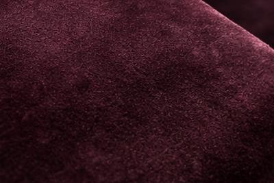 Giuseppe Scapinelli Giuseppe Scapinelli Sculptural Sofa in Solid Cavi na Deep Aubergine Mohair