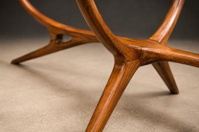 Giuseppe Scapinelli Giuseppe Scapinelli Sculptural Wooden Coffee Table Brazil 1950s