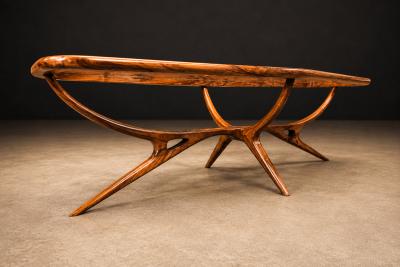 Giuseppe Scapinelli Giuseppe Scapinelli Sculptural Wooden Coffee Table Brazil 1950s