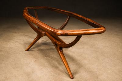Giuseppe Scapinelli Giuseppe Scapinelli Sculptural Wooden Coffee Table Brazil 1950s