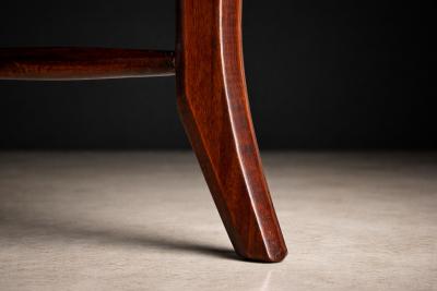 Giuseppe Scapinelli Maracan Coffee Table in Rosewood Travertine Giuseppe Scapinelli 1950s