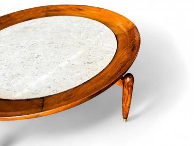 Giuseppe Scapinelli Maracana Coffee Table in Caviuna Marble Giuseppe Scapinelli 1950s 705A