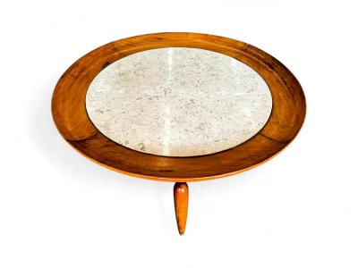 Giuseppe Scapinelli Maracana Coffee Table in Caviuna Marble Giuseppe Scapinelli 1950s 705A