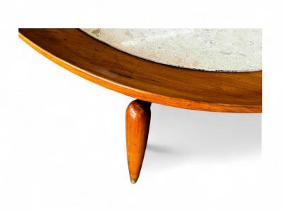 Giuseppe Scapinelli Maracana Coffee Table in Caviuna Marble Giuseppe Scapinelli 1950s 705A