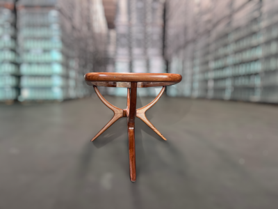 Giuseppe Scapinelli Mid Century Modern Coffee Table in Caviuna Glass Giuseppe Scapinelli Brazil