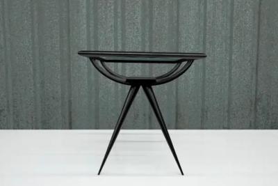 Giuseppe Scapinelli Mid Century Modern Coffee Table in Hardwood Glass Giuseppe Scapinelli Brazil