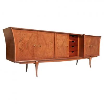 Giuseppe Scapinelli Mid Century Modern Credenza in Caviuna Hardwood by Giuseppe Scapinelli 1956