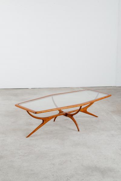 Giuseppe Scapinelli Mid Century Modern Low Center Table by Giuseppe Scapinelli 1960s