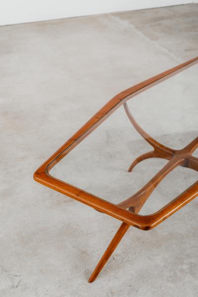 Giuseppe Scapinelli Mid Century Modern Low Center Table by Giuseppe Scapinelli 1960s