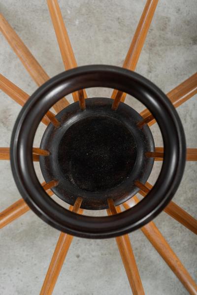 Giuseppe Scapinelli Mid Century Modern Round Center table by Giuseppe Scapinelli Brazil 1960s