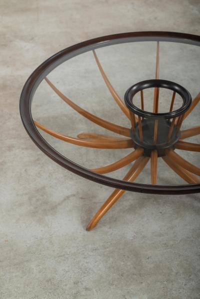 Giuseppe Scapinelli Mid Century Modern Round Center table by Giuseppe Scapinelli Brazil 1960s