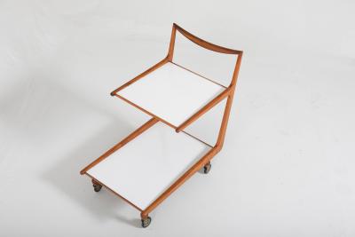 Giuseppe Scapinelli Mid Century Modern Tea Cart by Giuseppe Scapinelli 1960s