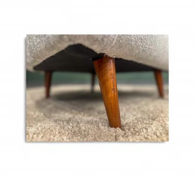 Giuseppe Scapinelli Pair of Armchairs in Hardwood Chenille Giuseppe Scapinelli 1950s Lot 344A