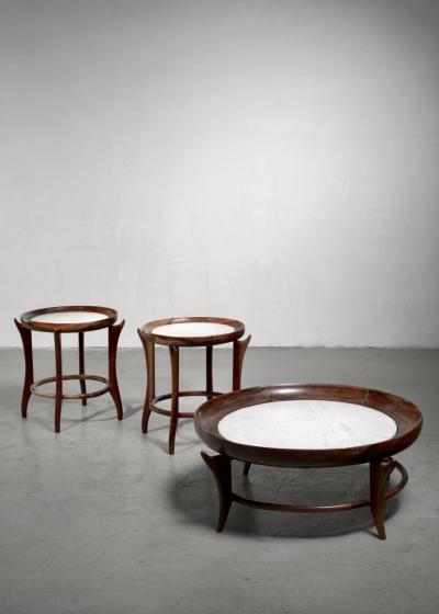 Giuseppe Scapinelli Pair of Giuseppe Scapinelli side tables