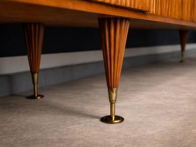 Giuseppe Scapinelli Reeded Credenza in Cavi na Wood by Giuseppe Scapinelli Brazil 1950s Lot 627A