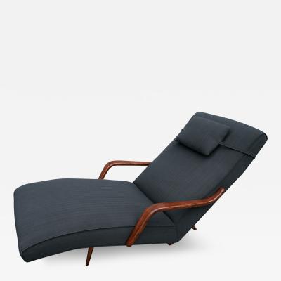 Giuseppe Scapinelli Scapinelli 1960s Brazilian Rosewood Chaise Longue