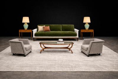 Giuseppe Scapinelli Sculptural Coffee Table in Brazilian Cavi na wood by Giuseppe Scapinelli Brazil