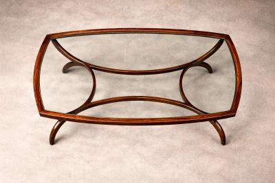 Giuseppe Scapinelli Sculptural Coffee Table in Brazilian Cavi na wood by Giuseppe Scapinelli Brazil