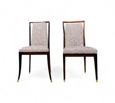 Giuseppe Scapinelli Set of 12 Dining Chairs in Rosewood Fabric Giuseppe Scapinelli Lot 352 366A