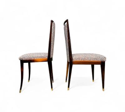 Giuseppe Scapinelli Set of 12 Dining Chairs in Rosewood Fabric Giuseppe Scapinelli Lot 352 366A