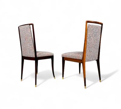 Giuseppe Scapinelli Set of 12 Dining Chairs in Rosewood Fabric Giuseppe Scapinelli Lot 352 366A