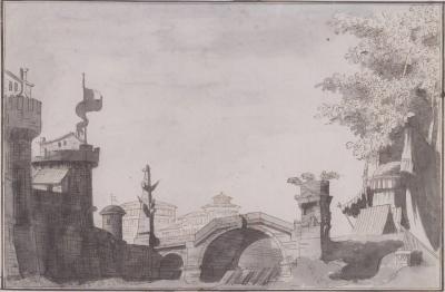 Giuseppino Galliari Design for Stage Set