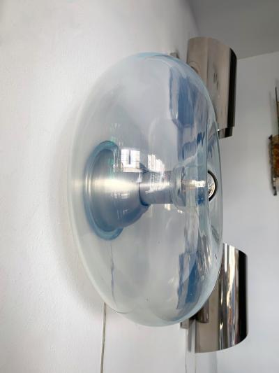 Giusto Toso Pair of Sconces Panta Murano Glass by Giusto Toso for Leucos Italy 1970s