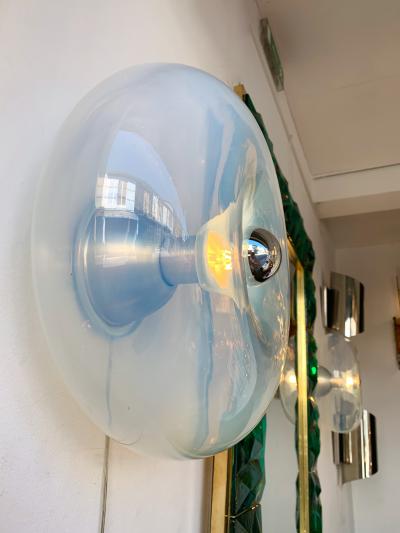 Giusto Toso Pair of Sconces Panta Murano Glass by Giusto Toso for Leucos Italy 1970s