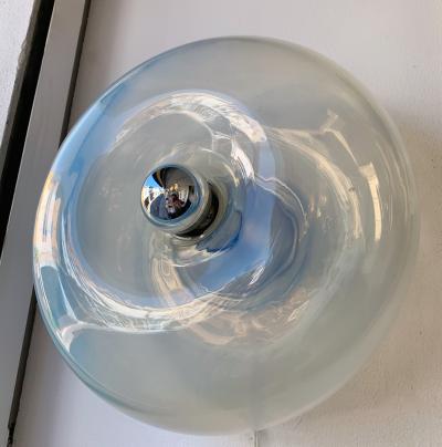 Giusto Toso Pair of Sconces Panta Murano Glass by Giusto Toso for Leucos Italy 1970s