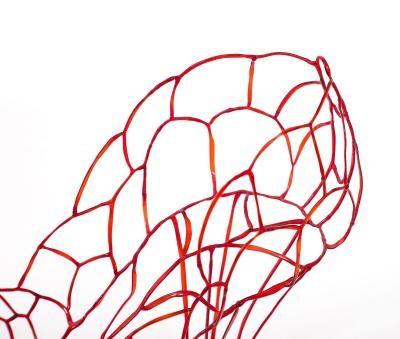 Glass Ruby Slippers by Tina Betz