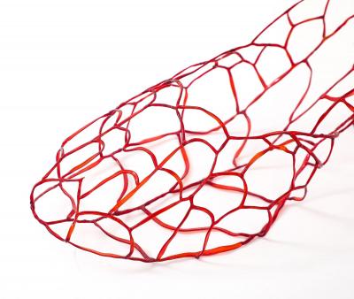 Glass Ruby Slippers by Tina Betz