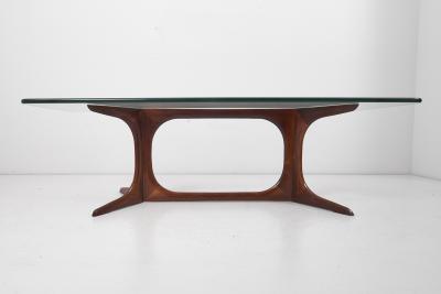 Glass Side or Coffee Table Denmark 1960s