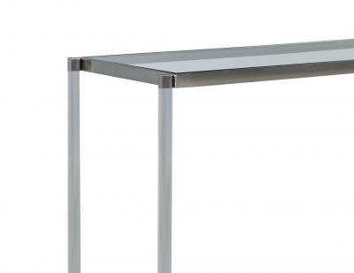 Glass Top Acrylic Console Table