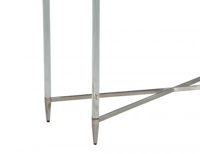 Glass Top Acrylic Console Table
