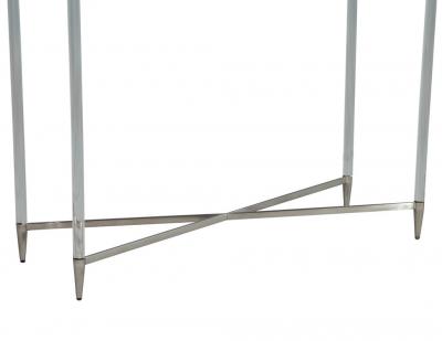 Glass Top Acrylic Console Table