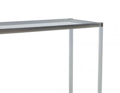 Glass Top Acrylic Console Table
