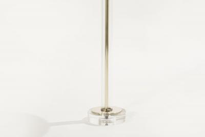 Glass and Brass Table Lamps C 1960s
