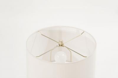 Glass and Brass Table Lamps C 1960s