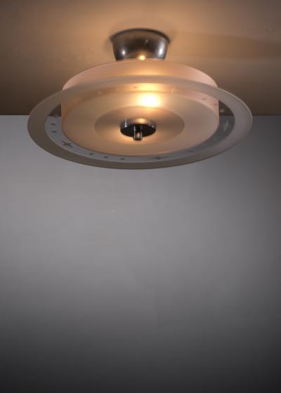 Glass ceiling lamp