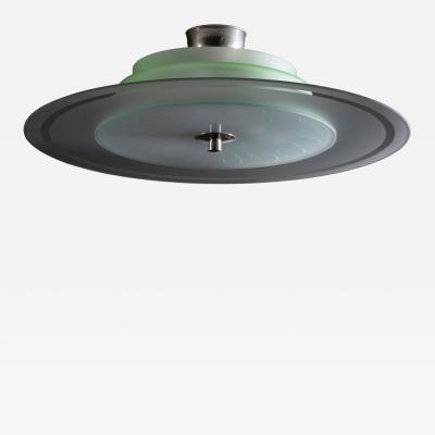 Glass ceiling lamp