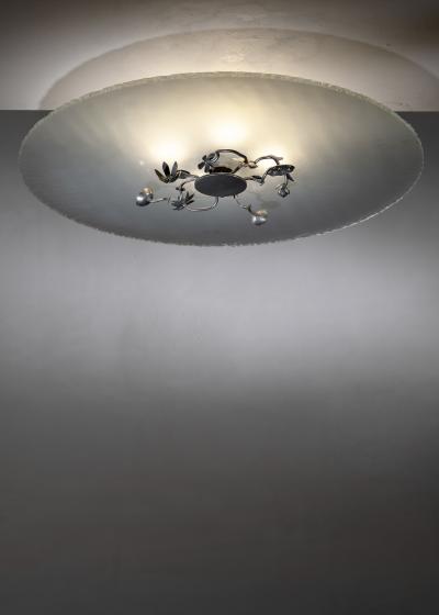 Glass ceiling lamp
