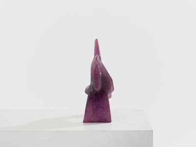 Glass paste Sculpture Claude Wetzstein for Daum circa 1970