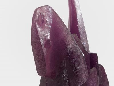 Glass paste Sculpture Claude Wetzstein for Daum circa 1970