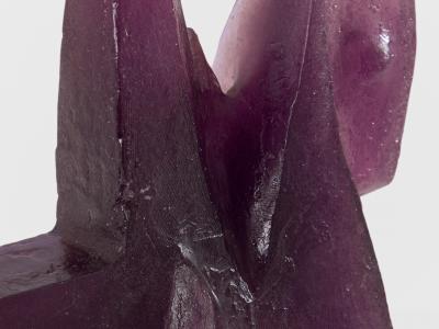 Glass paste Sculpture Claude Wetzstein for Daum circa 1970